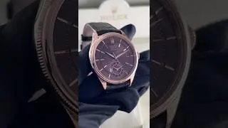 ROLEX CELLINI DUAL TIME ROSEGOLD CHOCO DIAL (2018)