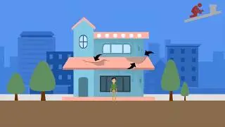Roof Repair  And Maintenance 2D Animated Promo Video