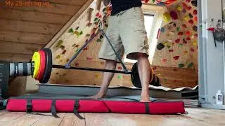 20 years old trad climbing sling test