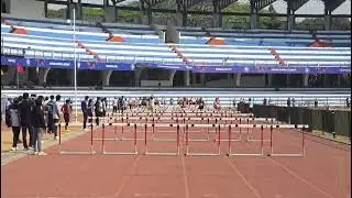 100 meter Hurdles Final National Masters Athletics championship Bangalore, March 2025
