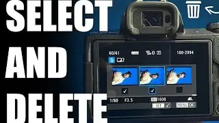 How to Select & Delete Multiple Images in Any Canon Camera | DSLR-Mirrorless | How to Delete Images