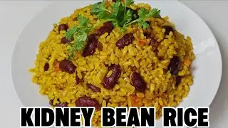KIDNEY BEAN AND RICE //KIDNEY BEANS PULAO