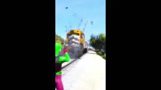 GTA V : SPIDERMAN FOLLOWING THE TRAIN SIMULATOR LIVE STREAM GAMEPLAY