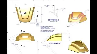 Model Solidworks Model Mania parts in Creo Parametric || 2004 Part || Creo surfacing - Part ONE