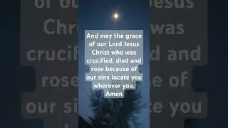 His grace is sufficient. The lamb of God who was crucified for our sins. Amen.