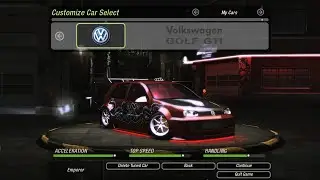 NFS Underground 2 | Volkswagen Golf GTI | Customization and Gameplay