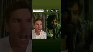 Dawid Warner Vs Allu Arjun Pushpa Dialogue