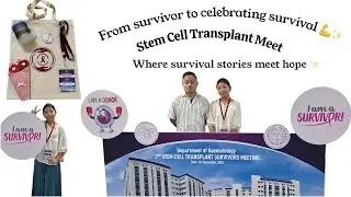 Attended the 2nd Stem Cell Transplant Survivors Meet&mdash;life, strength, and hope.💪✨📌