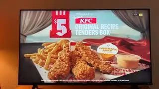 Presented by KFC chicken tenders and comeback sauce, Hulu slate ads ￼