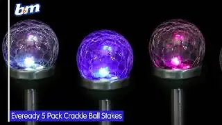 Eveready Crackle Ball Stakes | B&M Stores