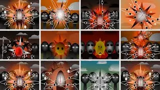 Incredibox Sprunki : All Mr. Sun in Phase 8 Battered and Bleak ( Fast & Normal )