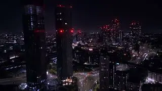 Salford and Manchester Night time Drone Flight with a DJI Mini 4 Pro Test Edid (sneek preview)
