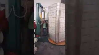 Spinning Unit Cone Pallet Packing Machine (SIGNODE Pallet Wrapping Machine)