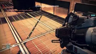 Destiny - [Dust Palace] Shooting boss out of target area.
