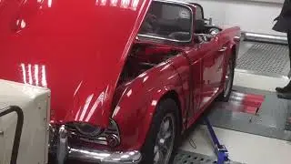 1962 Triumph TR4 Rolling Road at Hangar 111