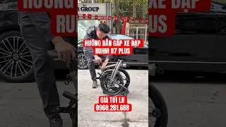 Instructions for Folding the RUHM D7 PLUS Bicycle &bull; Best Price, Contact 0968.281.688