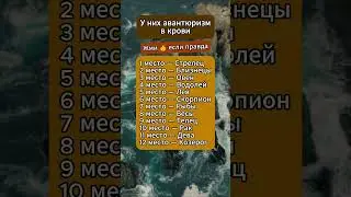 У них авантюризм в крови!