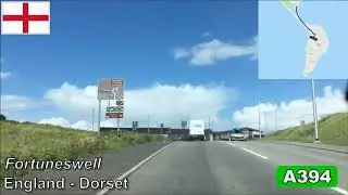 Driving on the Isle of Portland, England