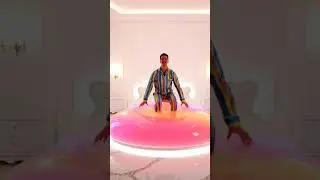 Sleeping on a Rainbow? 🌈 This Jelly Bed Moves Like Liquid Magic!&rdquo; ✨
