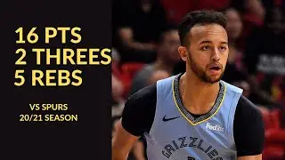 Kyle Anderson 16 Pts 2 Threes 5 Rebs 1 Ast Highlights vs San Antonio Spurs | NBA 20/21 Season