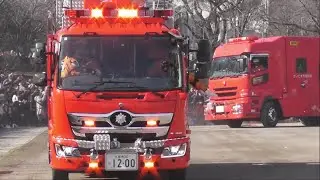 【令和８年さいたま市消防出初式】特別高度救助隊 さいたまブレイブハート等による大迫力の消防部隊訓練