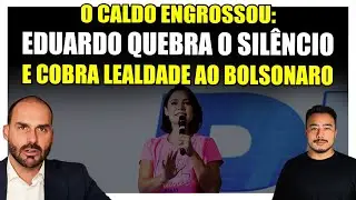 🔴 O caldo engrossou: Eduardo quebra o silêncio e cobra lealdade ao Bolsonaro!