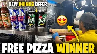 Our 1st Winner of Extra Large Pizza😱 | New Drinks Offer Available!🍷