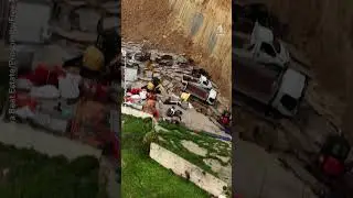 Hundreds evacuate Sicilian town after landslide
