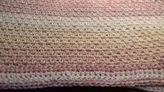 Haken - tutorial #488: Granietsteek Babydekentje