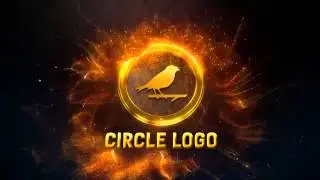Magic Gold Particles Logo Reveal