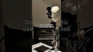 Dark aesthetic username ideas 🖤 #aesthetic #popular #trending #shortsfeed #ytshorts #views #fyp #yt
