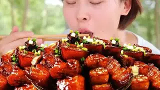 秋妹做了一頓紅燒肉盛宴！肥而不膩，入口即化，大口乾飯太巴適了#美食 #紅燒肉