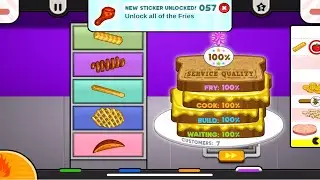 Papa's Cheeseria To Go! - All Fries Unlocked [Perfect Day]