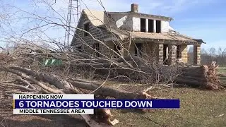 6 tornadoes confirmed across Middle Tennessee