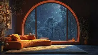🌌 Midnight Rain Therapy: Gentle Sounds for Deep Relaxation 🌧️