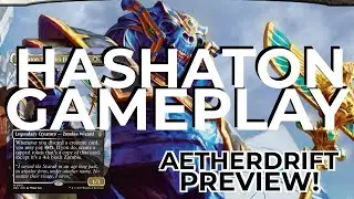 AETHERDRIFT'S HASHATON - 1st Game! EDH Gameplay SCARAB'S FIST Spelltable MTG Deck Guide Tech Zombies