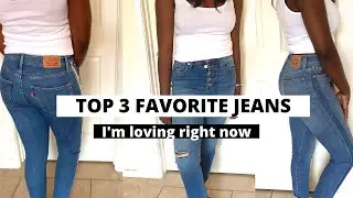 TOP 3 FAVORITE JEANS | JEANS COLLECTION* LEVI'S & STS BLUE 2022
