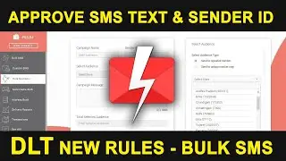 DLT New Rules For BULK SMS | Approve SMS Text & Sender ID directly from DLT Operators | TRAI Rules