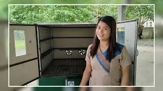 Demonstration on How to Use the Movable and Electric Coconut Copra Bed Dryer