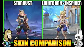 HARITH LIGHTBORN - INSPIRER SKIN VS. STARDUST ELITE SKIN - MLBB SKIN COMPARISON SERIES