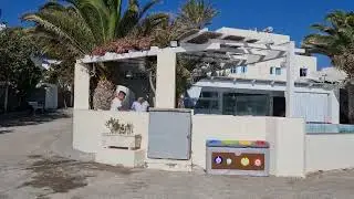 Santorini 2023, walking from Dimitris Taverna to the beach and back.