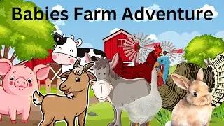 Babies First Farm Adventure | Baby Sensory Video | Visual Stimulation.