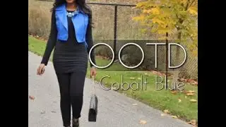 How to wear: Cobalt Blue OOTD