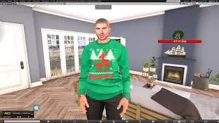Secondlife : Decorating my house for the Holidays in SL
