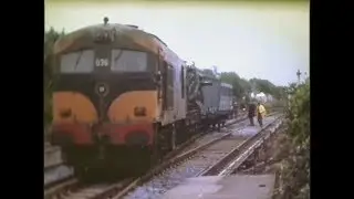CI&Eacute; PWD, Freight and Passenger trains @ Cobh Junction (1981)