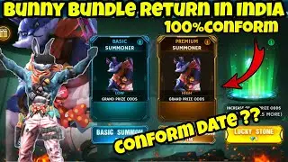When Bunny warrior bundle return in free fire confirm date || bunny bundle return kab aayega in ff