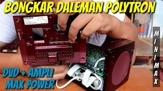 BONGKAR Ampli Speaker  POLYTRON Nano Hifi Small Powerful Horse Power Amplifier | Sound Bass Boost