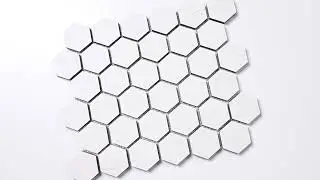 Miraggio Gold 2X2 Hexagon Matte Porcelain Mosaic Tile
