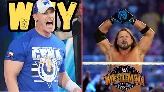 Why Did John Cena Do This to His Fans? | AJ Styles vs Logan Paul at WrestleMania 41? | WWE Update