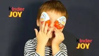 Черепашки Ниндзя Киндер Джой - открываем на русском языке. Kinder Joy TMNT eggs unboxing.